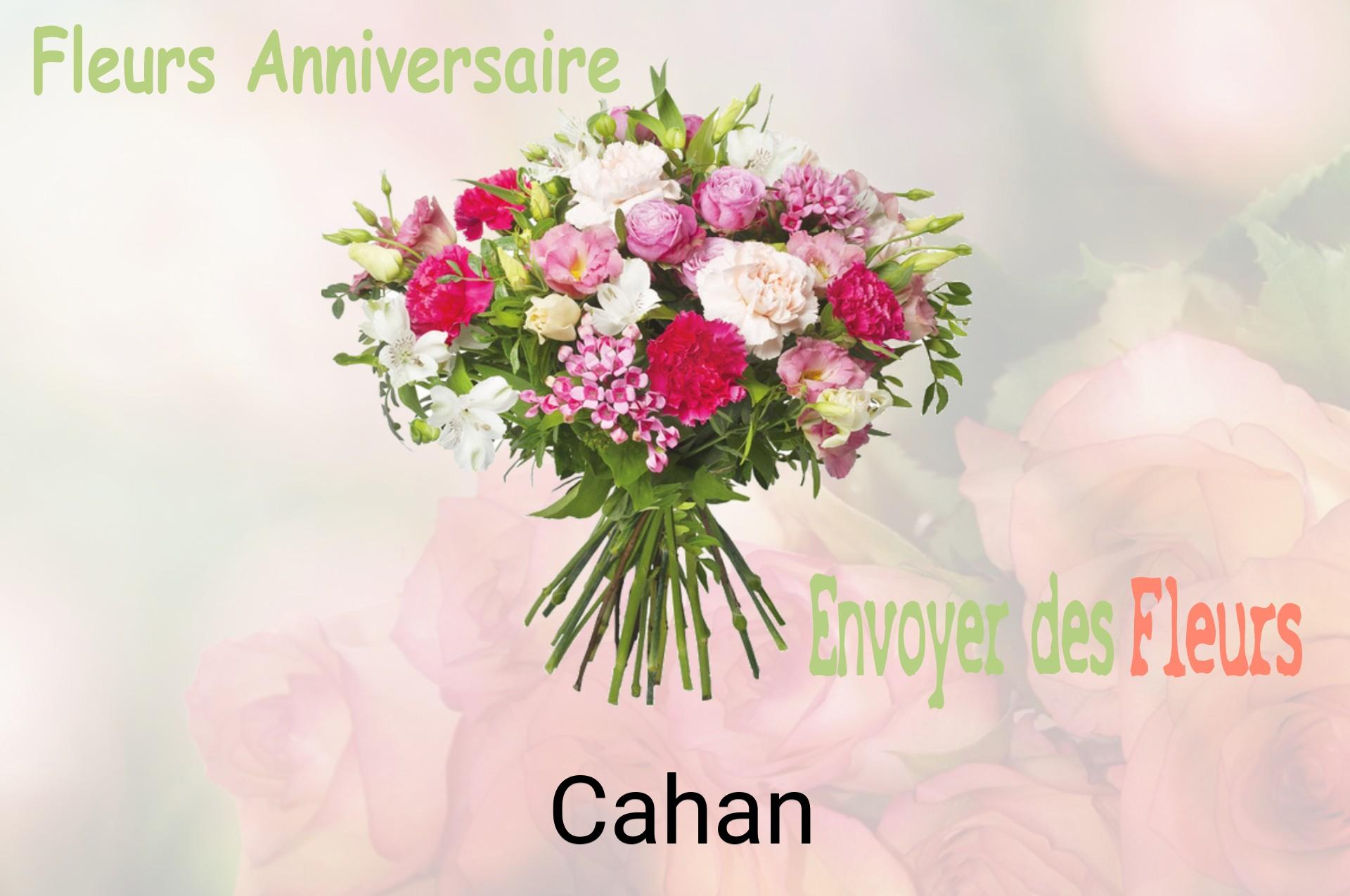Bouquet de fleurs d’anniversaire livré à Cahan